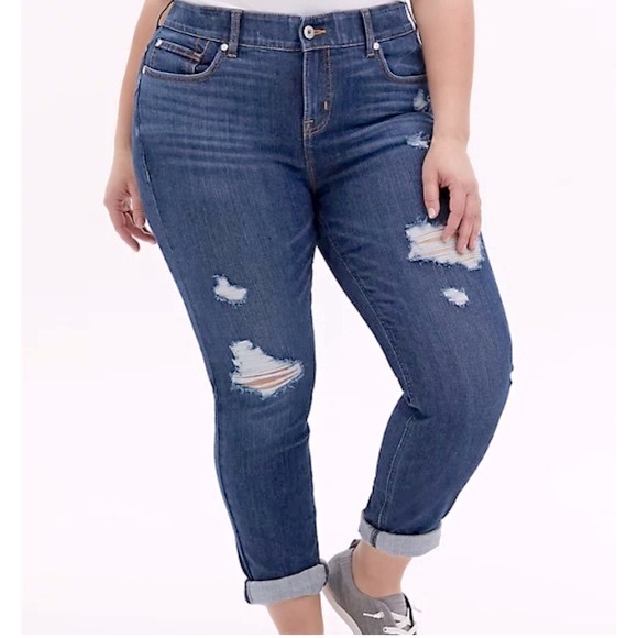 Torrid Destructed Bombshell Straight 16 X-Short - Picture 2 of 16